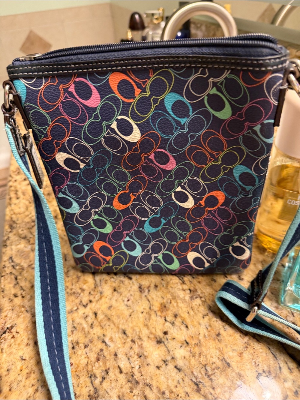 Coach Colorful Patterned Shoulder Bag - Picture 4 of 7